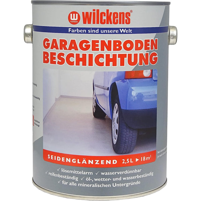 WILCKENS Garagenboden-Beschichtung 2,5 Liter Seidenglänzend - Farbmanufaktur Contura Berkemeier - Wilckens