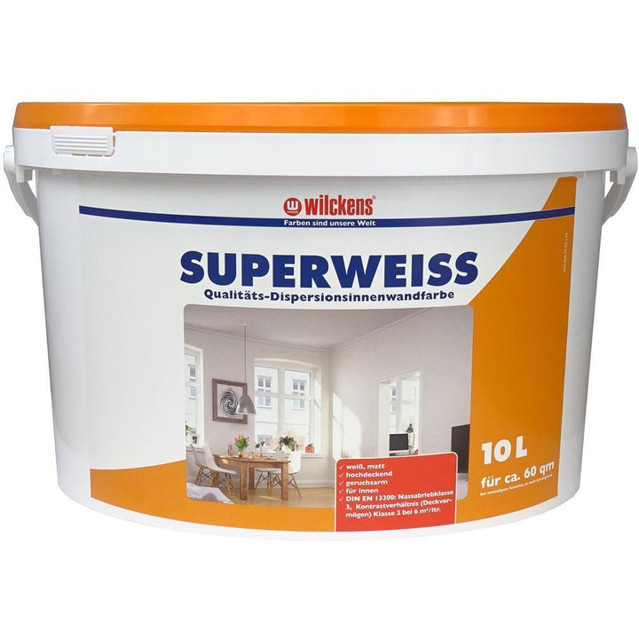 WILCKENS Superweiss Wandfarbe Weiss Matt - Farbmanufaktur Contura Berkemeier - Wilckens