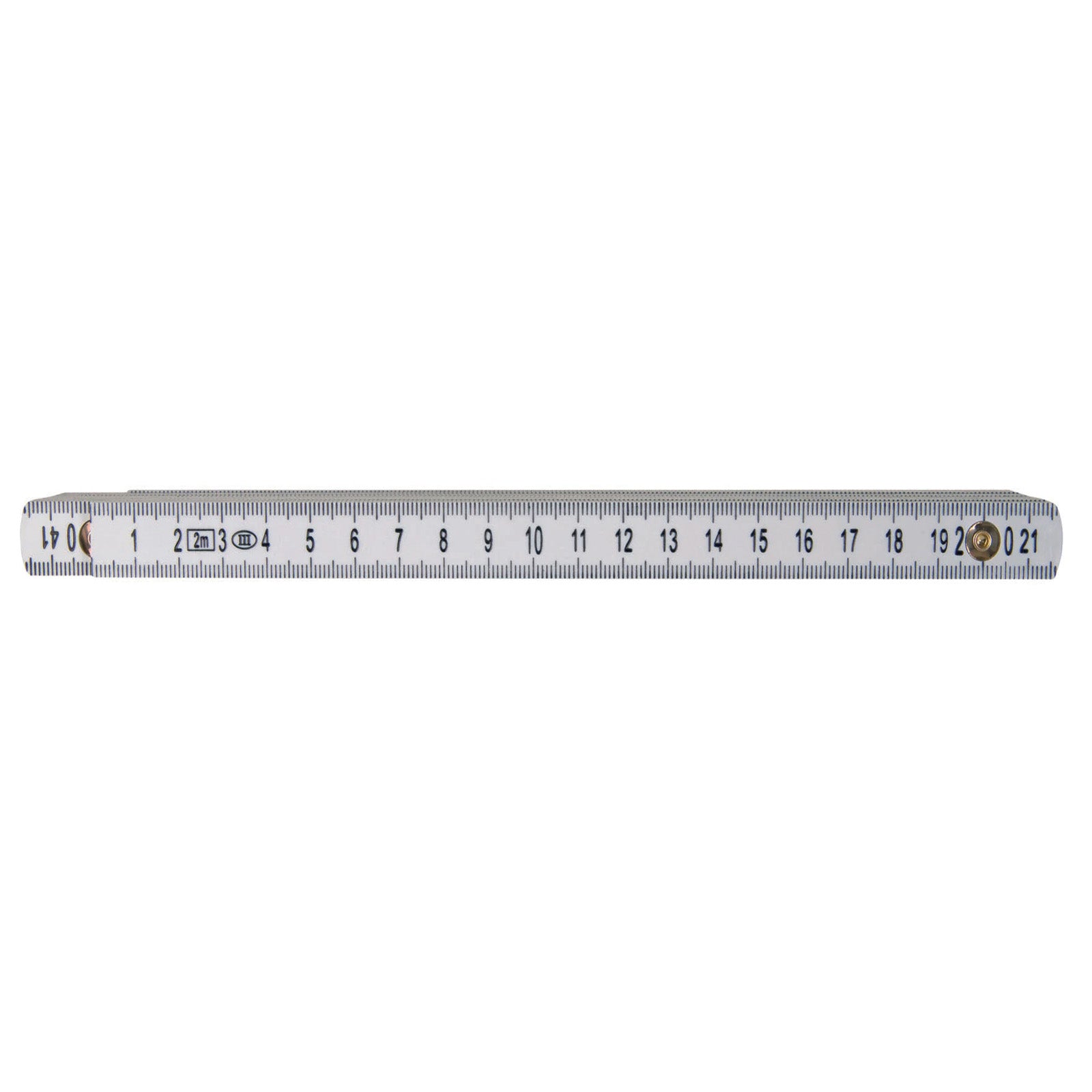 WOW TOOLS Plus Gliedermaßstab 2 Meter Zollstock - Farbmanufaktur Contura Berkemeier - Mako