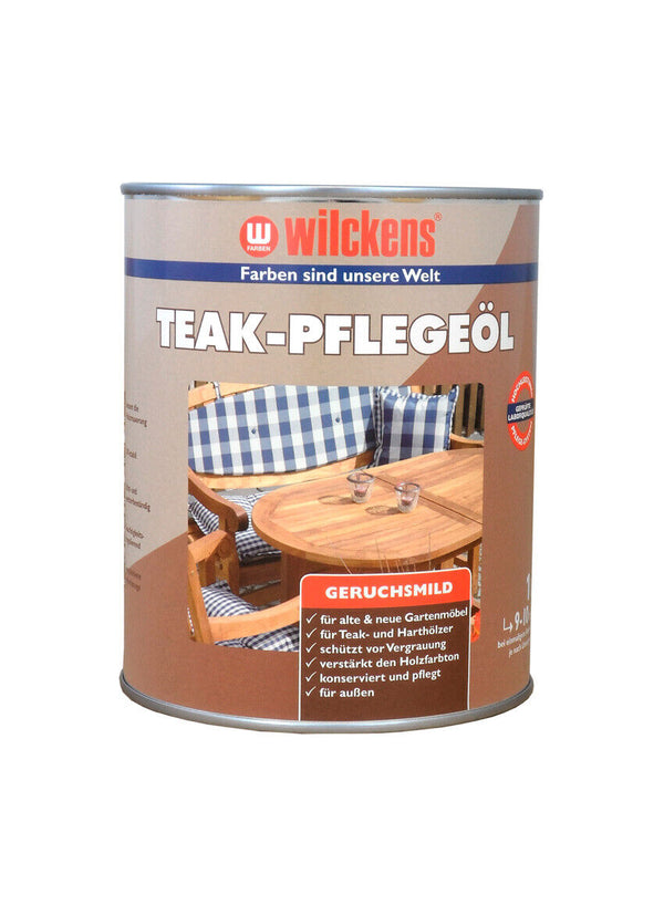 Wilckens Teak-Pflegeöl 1 Liter - Farbmanufaktur Contura Berkemeier - Wilckens