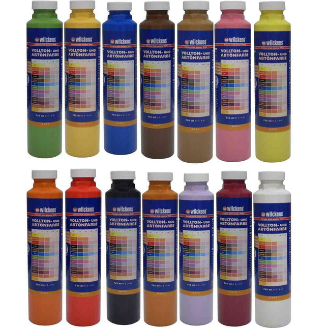 Wilckens Vollton- und Abtönfarbe 750ml. Matt - Farbmanufaktur Contura Berkemeier - Wilckens