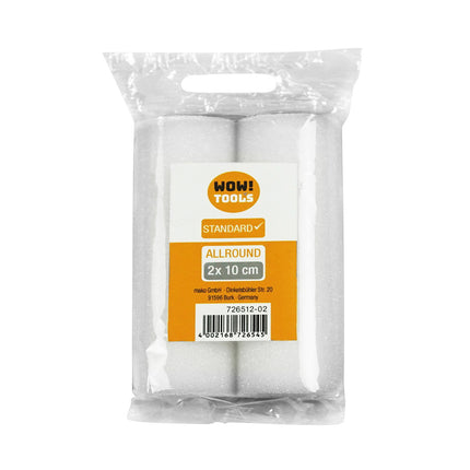 Wow Tools Standard Allround Lack Ersatzwalzen 2x10cm - Farbmanufaktur Contura Berkemeier - Mako