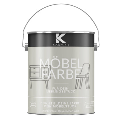 Kenzopaints Möbelfarbe Möbellack Buntlack - 2,5Liter