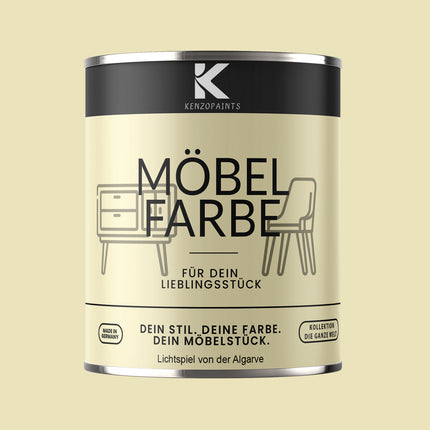 Kenzopaints Möbelfarbe Möbellack Buntlack - 2,5Liter