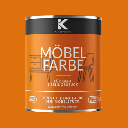 Kenzopaints Möbelfarbe Möbellack Buntlack - 2,5Liter