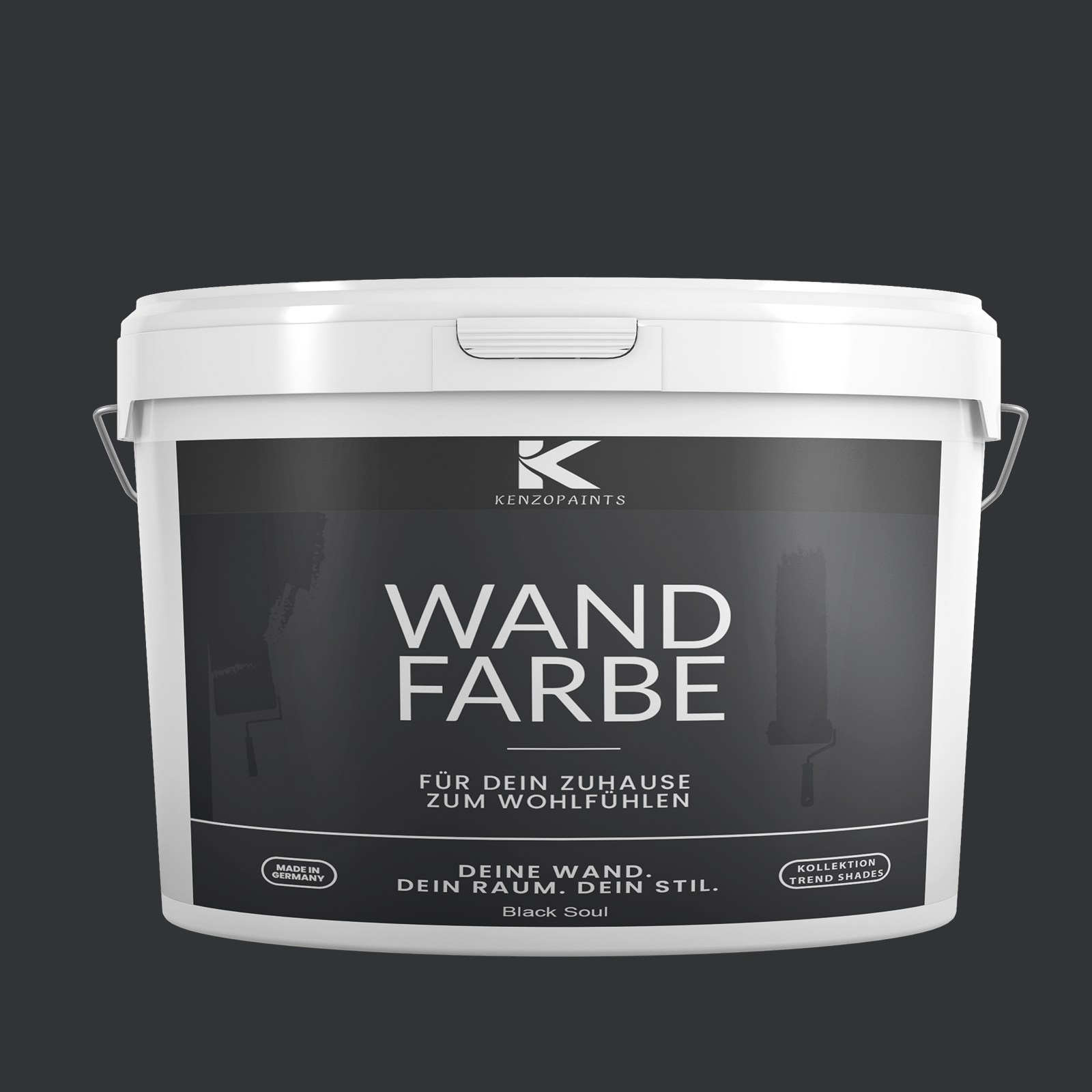 Kenzopaints Wandfarbe Innenwandfarbe Designfarbe - 10Liter - Farbmanufaktur Contura Berkemeier - Farbmanufaktur Contura Berkemeier