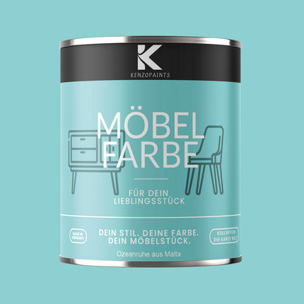 Kenzopaints Möbelfarbe Möbellack Buntlack - 2,5Liter