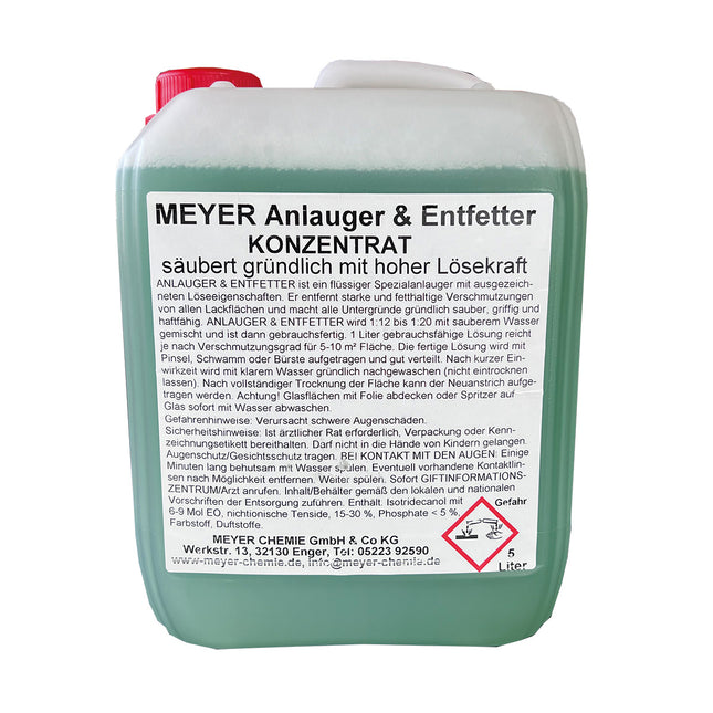 Meyer Anlauger & Entfetter Konzentrat - Farbmanufaktur Contura Berkemeier - Meyer Chemie