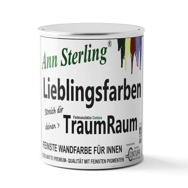 Wandfarbe Trendfarbe Innenfarbe LIEBLINGSFARBE Ann Sterling Farbe Farbig + Weiß - Farbmanufaktur Contura Berkemeier - Farbmanufaktur Contura Berkemeier