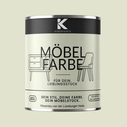 Kenzopaints Möbelfarbe Möbellack Buntlack - 2,5Liter