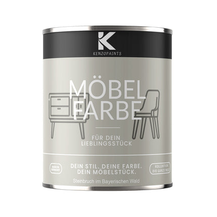 Kenzopaints Möbelfarbe Möbellack Buntlack - 750ml