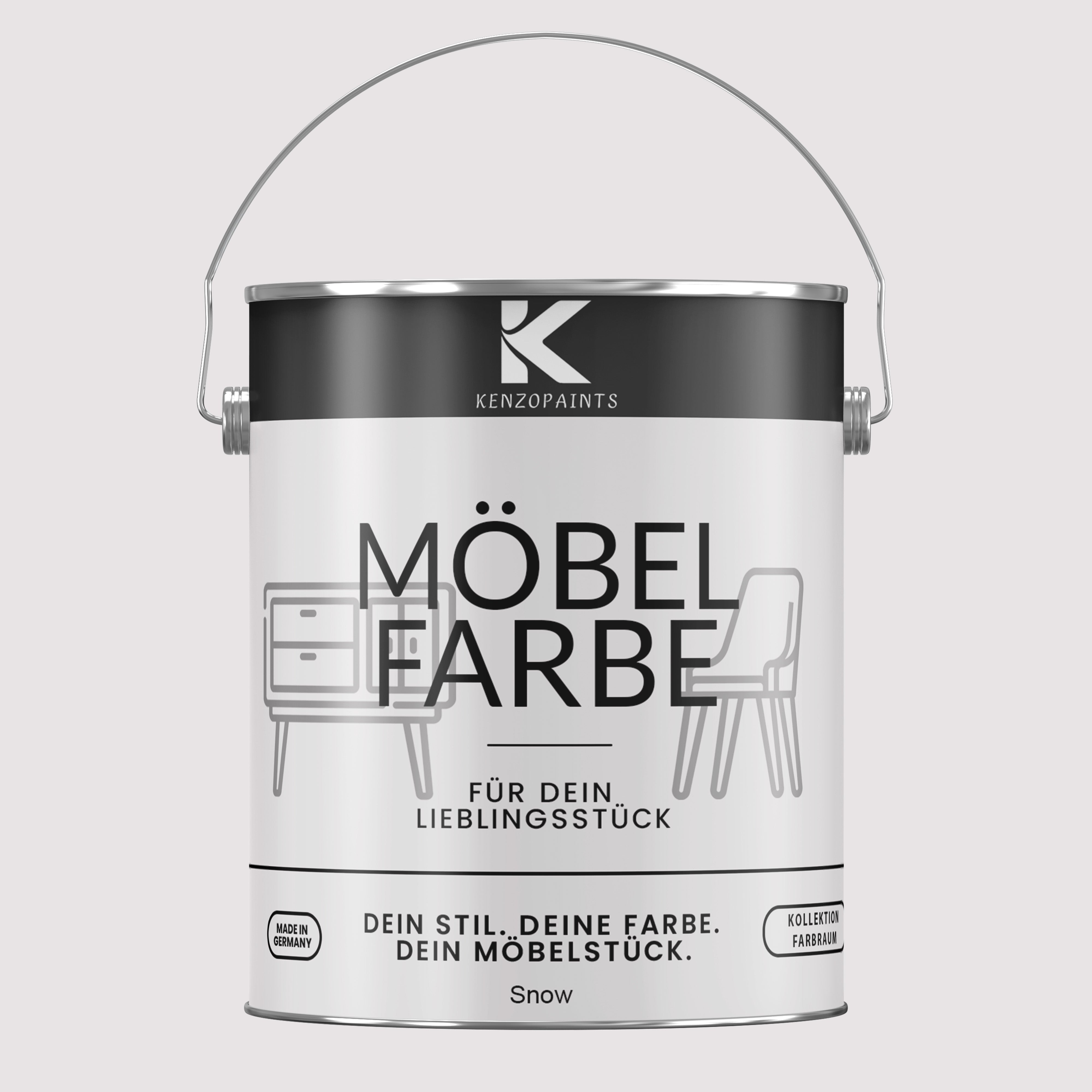 Kenzopaints Möbelfarbe Möbellack Buntlack Farbraum - 2,5Liter - Farbmanufaktur Contura Berkemeier - Farbmanufaktur Contura Berkemeier