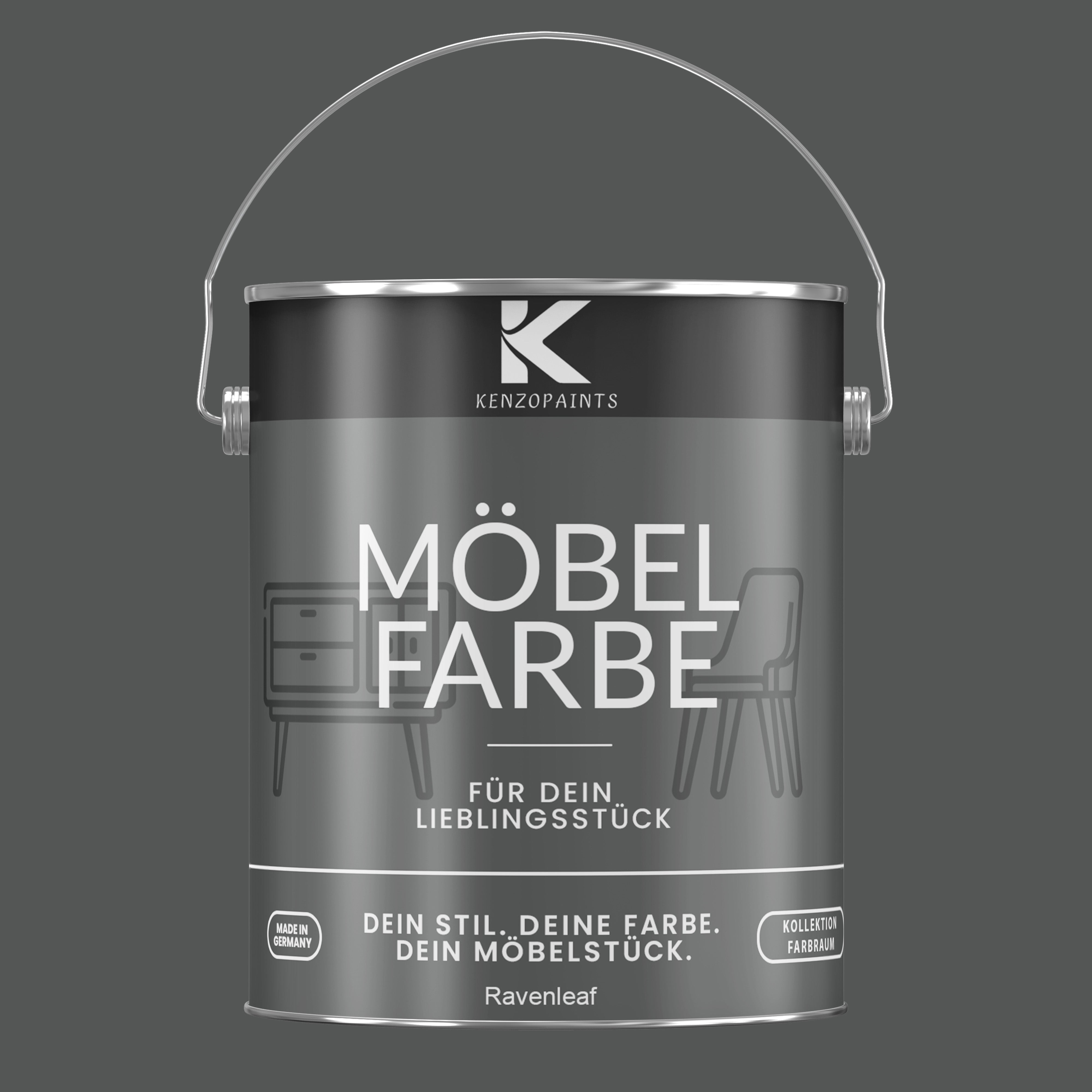 Kenzopaints Möbelfarbe Möbellack Buntlack Farbraum - 2,5Liter - Farbmanufaktur Contura Berkemeier - Farbmanufaktur Contura Berkemeier