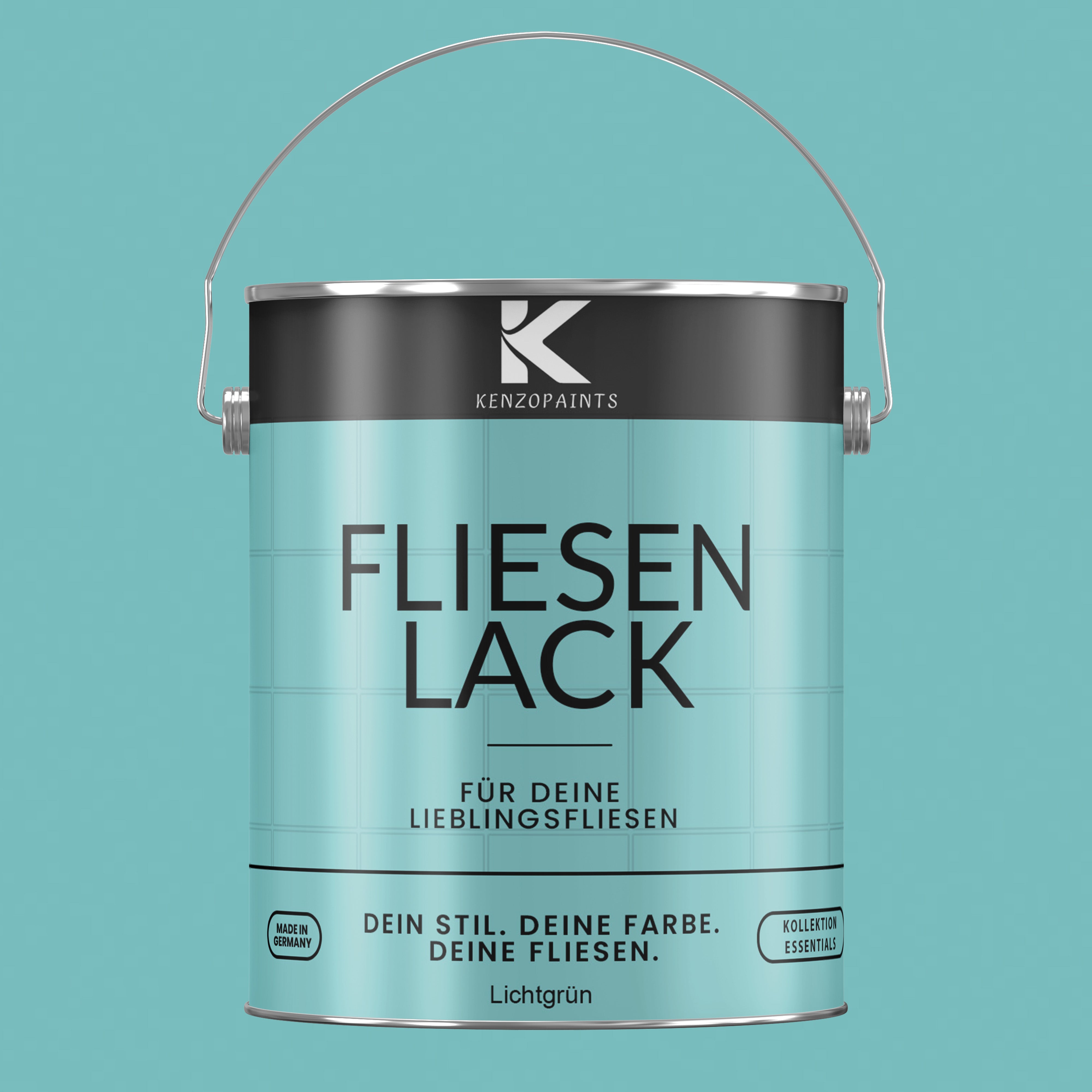 Kenzopaints Fliesenlack Fliesenfarbe - 2,5Liter - Farbmanufaktur Contura Berkemeier - Farbmanufaktur Contura Berkemeier