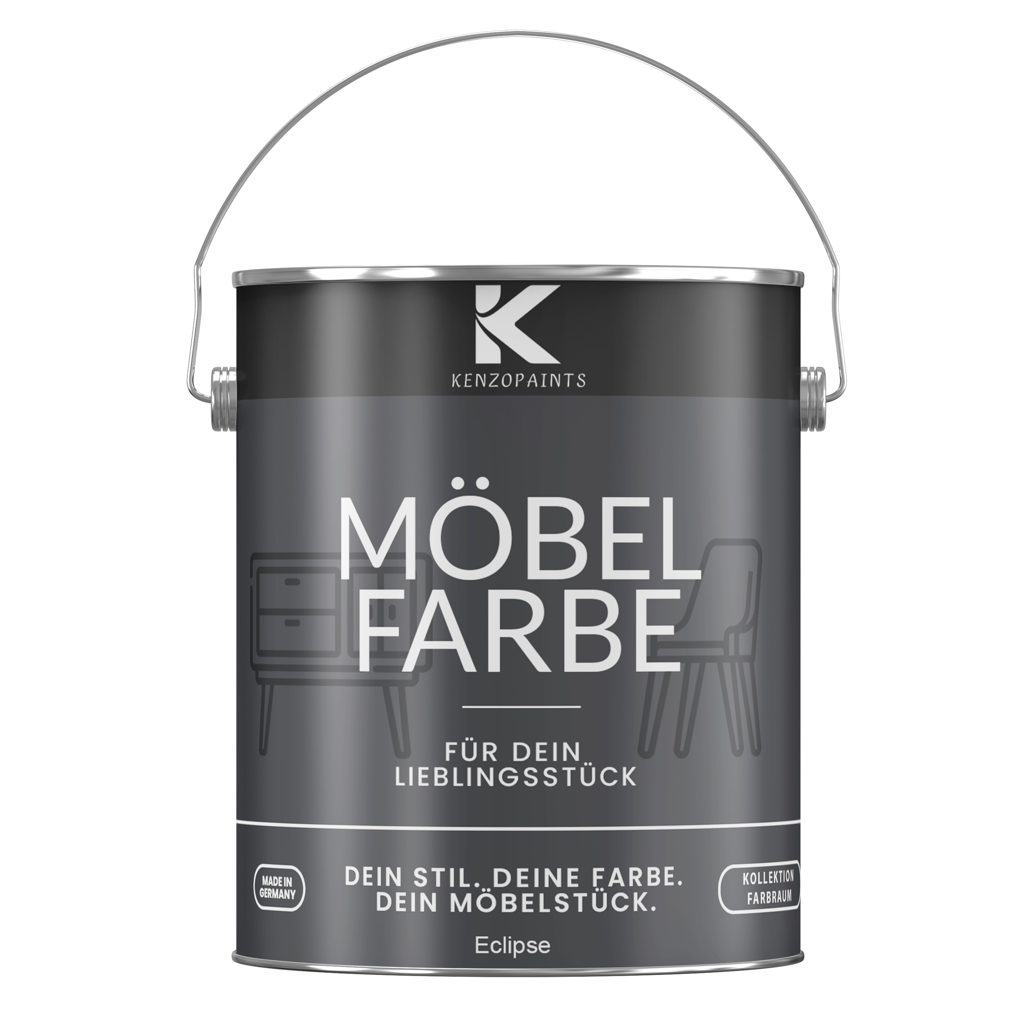 Kenzopaints Möbelfarbe Möbellack Buntlack Farbraum - 2,5Liter - Farbmanufaktur Contura Berkemeier - Farbmanufaktur Contura Berkemeier
