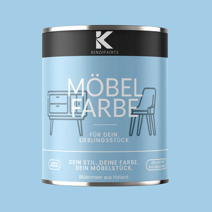Kenzopaints Möbelfarbe Möbellack Buntlack - 2,5Liter