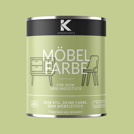 Kenzopaints Möbelfarbe Möbellack Buntlack - 2,5Liter