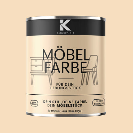 Kenzopaints Möbelfarbe Möbellack Buntlack - 2,5Liter