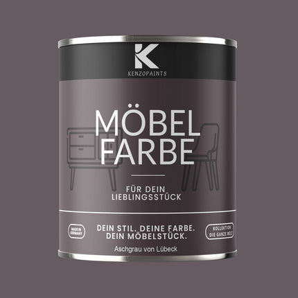 Kenzopaints Möbelfarbe Möbellack Buntlack - 2,5Liter