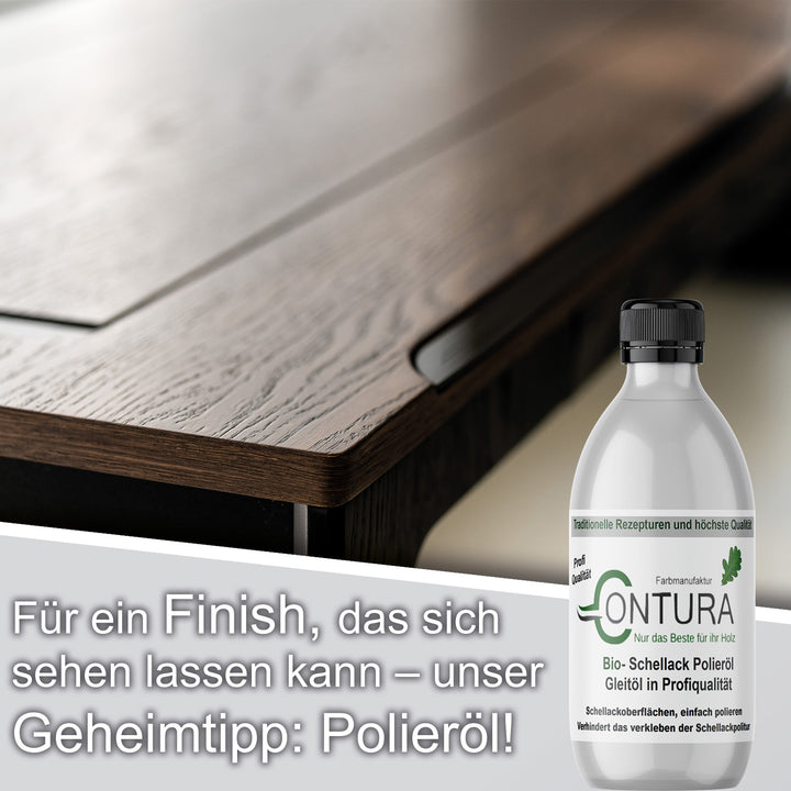 Profi Polieröl Öl Schellackpolitur Schellack Reiniger Gleitöl Pflegeöl - Farbmanufaktur Contura Berkemeier - Farbmanufaktur Contura Berkemeier