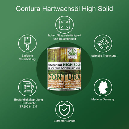 Contura Premium Hartwachsöl High Solid Holzöl Fußböden Möbel Holzschutz