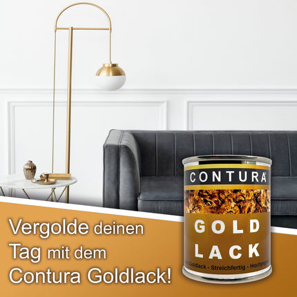 Contura Premium Goldlack Effektfarbe Effektlack Holz und Metall - Farbmanufaktur Contura Berkemeier - Farbmanufaktur Contura Berkemeier