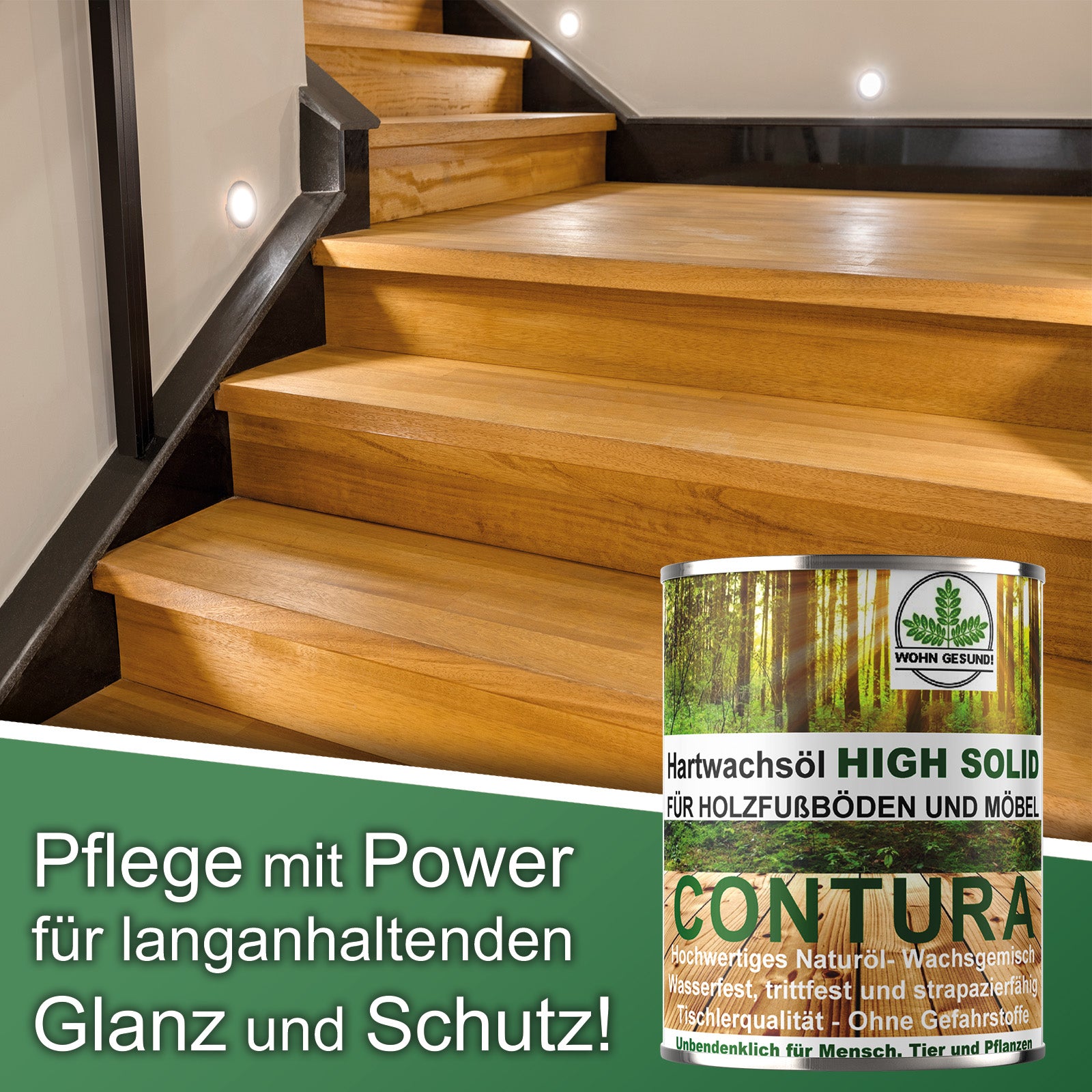 Contura Premium Hartwachsöl High Solid Holzöl Fußböden Möbel Holzschutz - Farbmanufaktur Contura Berkemeier - Farbmanufaktur Contura Berkemeier