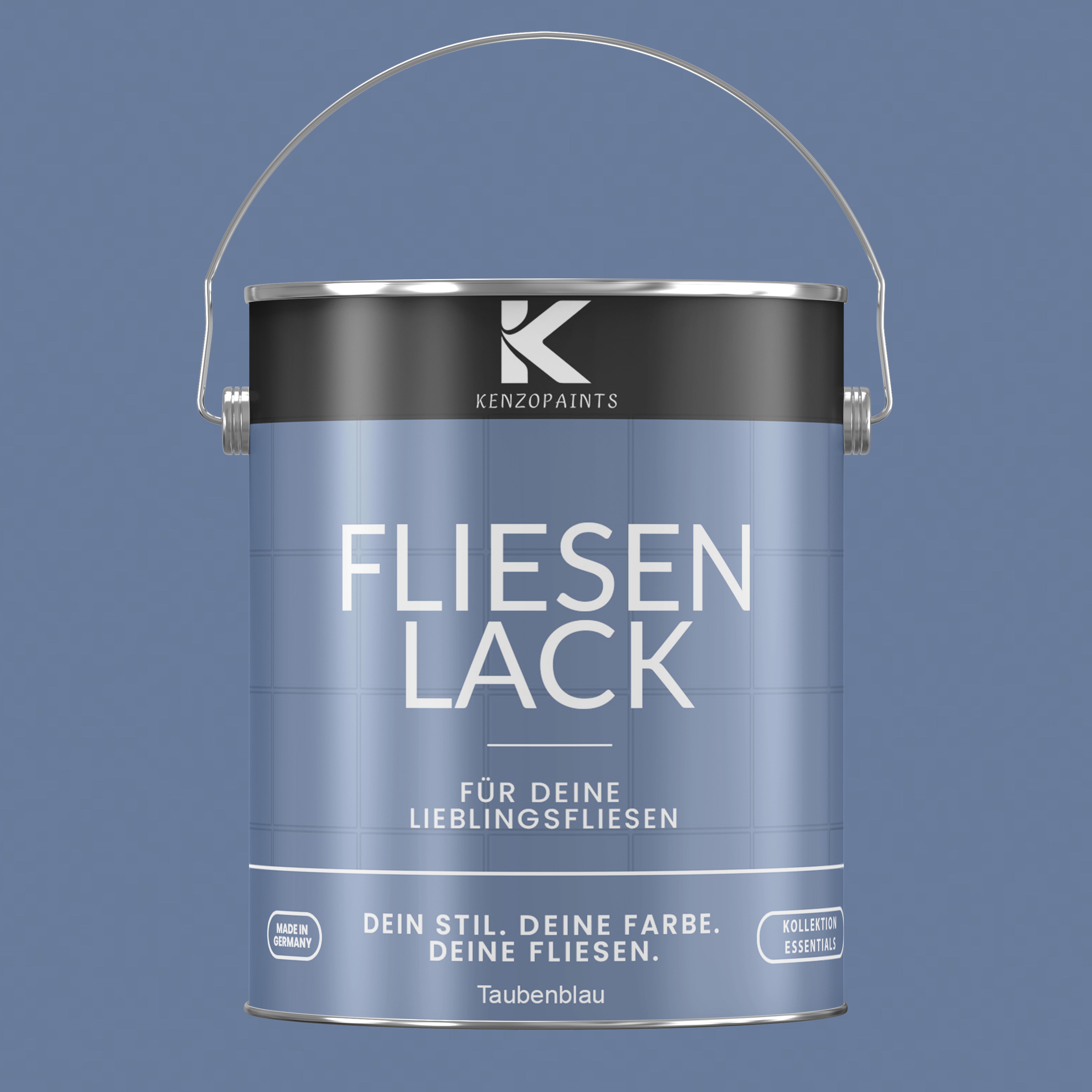 Kenzopaints Fliesenlack Fliesenfarbe - 2,5Liter - Farbmanufaktur Contura Berkemeier - Farbmanufaktur Contura Berkemeier