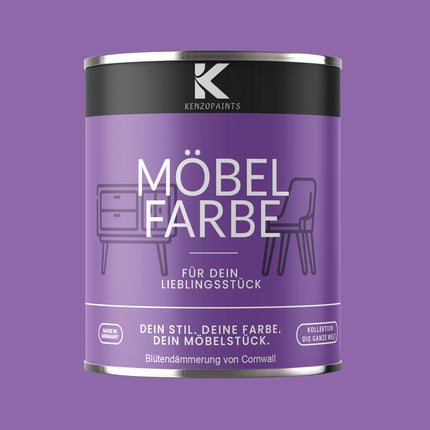 Kenzopaints Möbelfarbe Möbellack Buntlack - 2,5Liter