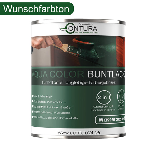Contura Buntlack ++Wunschfarbton++ Holzlack Möbellack Innen und Außen Metallack Lackfarbe