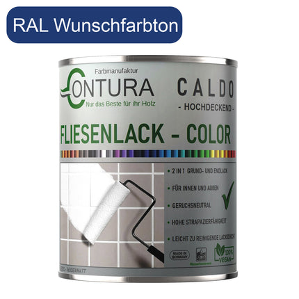 Fliesenlack ++Wunschfarbton++ Fliesenfarbe Lack Fliesen Wand Boden Bad Küche - Farbmanufaktur Contura Berkemeier - Farbmanufaktur Contura Berkemeier