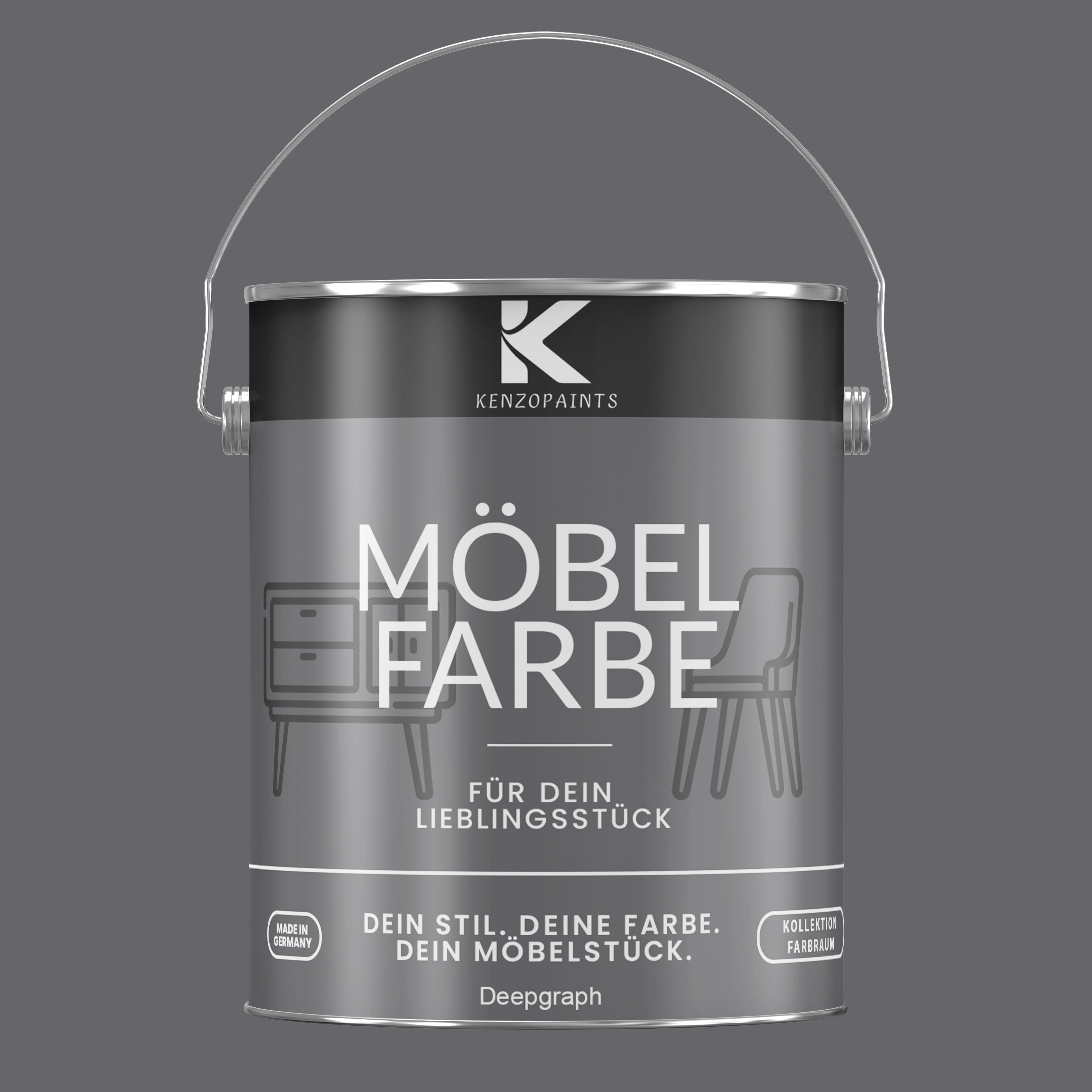 Kenzopaints Möbelfarbe Möbellack Buntlack Farbraum - 2,5Liter - Farbmanufaktur Contura Berkemeier - Farbmanufaktur Contura Berkemeier