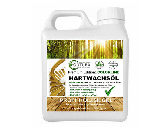 1 Liter Contura FARBIGES Hartwachsöl Colorline Premium Hartwachs - Farbmanufaktur Contura Berkemeier72608
