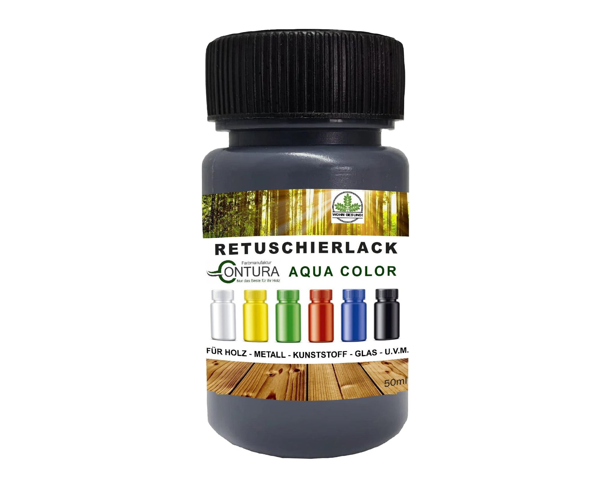 Contura 50ml. Retuschierlack ++Wunschfarbton++ Reparaturlack Holzlack Möbellack Innen und Außen Metallack - Farbmanufaktur Contura Berkemeier22600