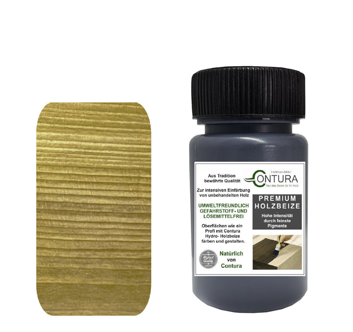 Contura Holzbeize Tischler Beize 50ml. Beizprobe Pinselflasche Holz Farbe Wasserbeize Parkett Antik Möbel Holzfarbe - Farbmanufaktur Contura Berkemeier22601