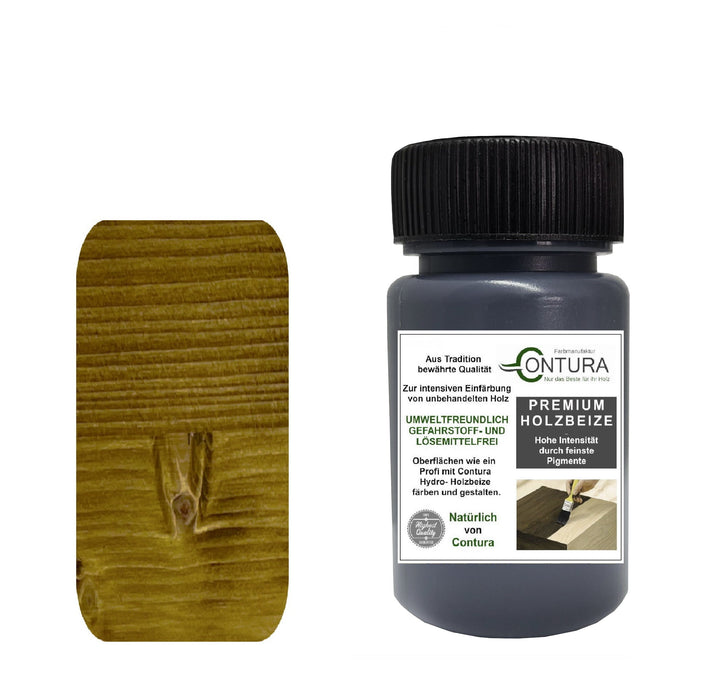 Contura Holzbeize Tischler Beize 50ml. Beizprobe Pinselflasche Holz Farbe Wasserbeize Parkett Antik Möbel Holzfarbe - Farbmanufaktur Contura Berkemeier22602