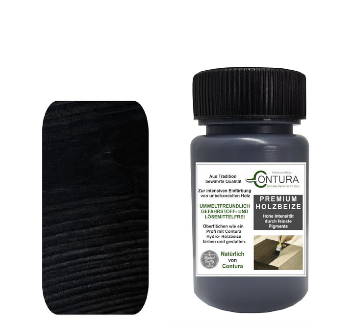 Contura Holzbeize Tischler Beize 50ml. Beizprobe Pinselflasche Holz Farbe Wasserbeize Parkett Antik Möbel Holzfarbe - Farbmanufaktur Contura Berkemeier22615