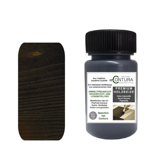 Contura Holzbeize Tischler Beize 50ml. Beizprobe Pinselflasche Holz Farbe Wasserbeize Parkett Antik Möbel Holzfarbe - Farbmanufaktur Contura Berkemeier22606