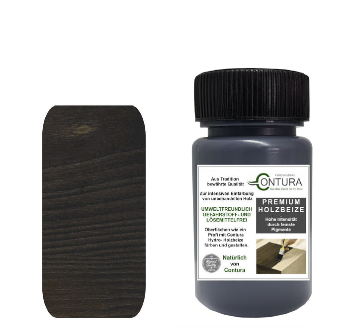 Contura Holzbeize Tischler Beize 50ml. Beizprobe Pinselflasche Holz Farbe Wasserbeize Parkett Antik Möbel Holzfarbe - Farbmanufaktur Contura Berkemeier22604