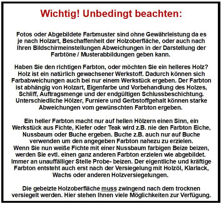 Contura Holzbeize Wasserbeize Möbel Farbe 2,5 Liter - Farbmanufaktur Contura Berkemeier72079