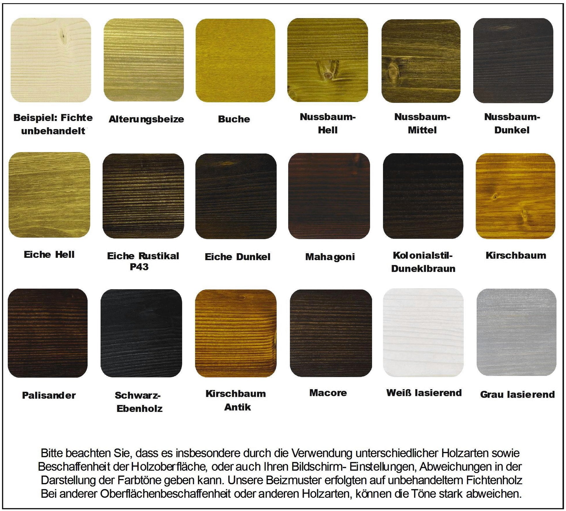 Contura Holzbeize Wasserbeize Möbel Farbe 500ml. - Farbmanufaktur Contura Berkemeier72049