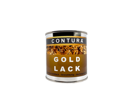 Contura Premium Goldlack Effektfarbe Effektlack Holz und Metall - Farbmanufaktur Contura Berkemeier72107