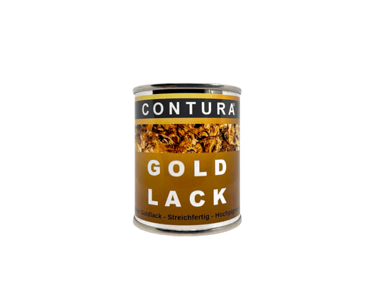 Contura Premium Goldlack Effektfarbe Effektlack Holz und Metall - Farbmanufaktur Contura Berkemeier72090