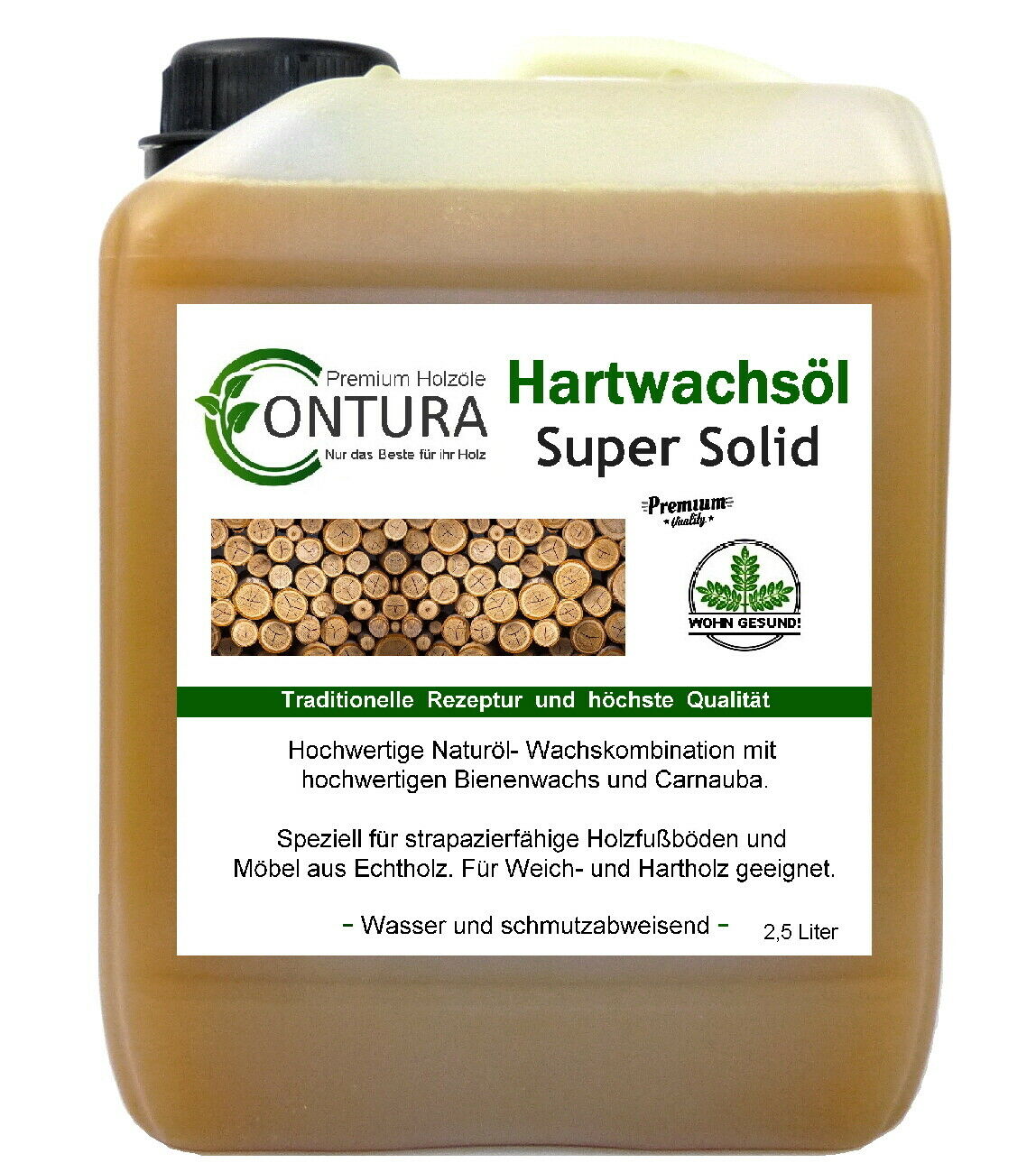 Contura Profi Hartwachsöl Super Solid Holzöl Holzschutz Wachs Öl - Farbmanufaktur Contura Berkemeier72561