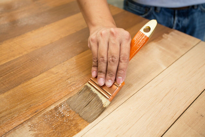 Holzlasur Dickschichtlasur Set + Pinsel 2in1 Dauerschutzlasur Holzschutz Lasur - Farbmanufaktur Contura Berkemeier22066