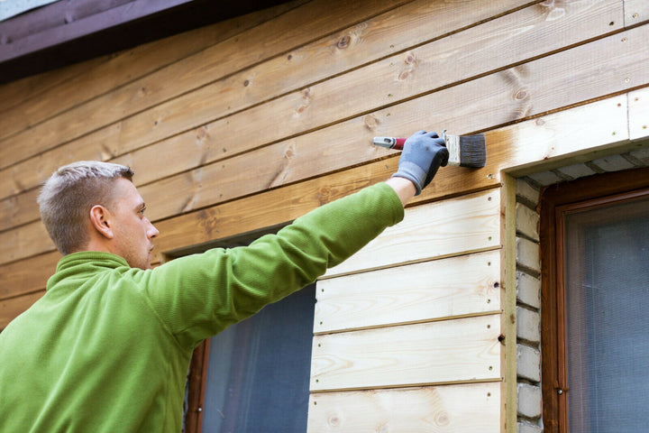 Holzlasur Dickschichtlasur Set + Pinsel 2in1 Dauerschutzlasur Holzschutz Lasur - Farbmanufaktur Contura Berkemeier22066