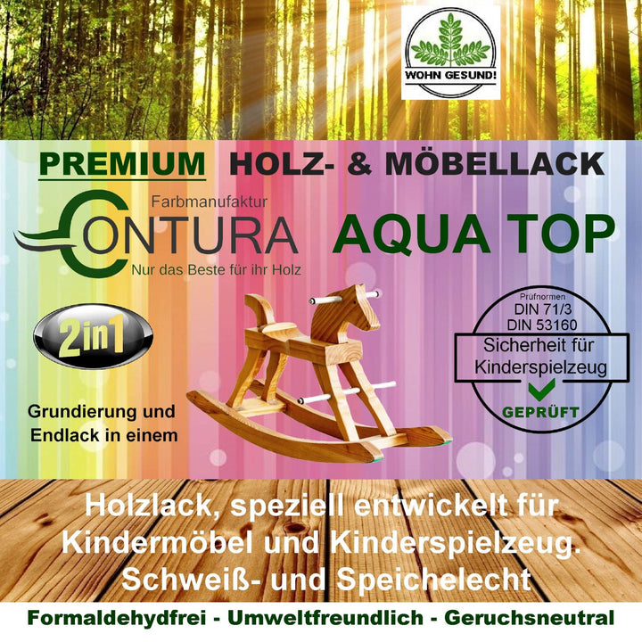 Lack für Kinderspielzeug WUNSCHFARBTON Holzlack Möbellack - Farbmanufaktur Contura Berkemeier