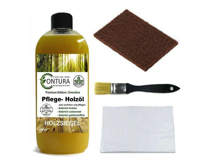 Pflegeöl SET Holzöl Holz Wachs Tisch- Möbelöl zum nachölen auffrischen pflegen - Farbmanufaktur Contura Berkemeier72440