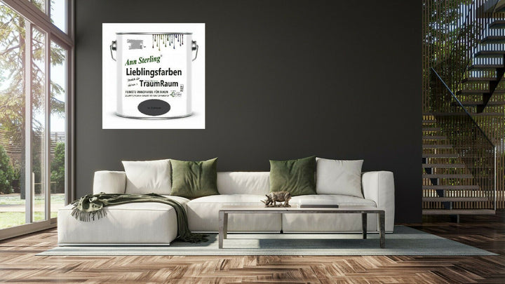 Wandfarbe Trendfarbe Innenfarbe LIEBLINGSFARBE Ann Sterling Farbe Farbig + Weiß - Farbmanufaktur Contura Berkemeier72724