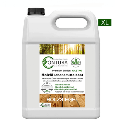 XL - Contura Premium Lebensmittelecht 10L/20L Arbeitsplattenöl Holzöl Naturöl Pflegeöl - Farbmanufaktur Contura Berkemeier22686